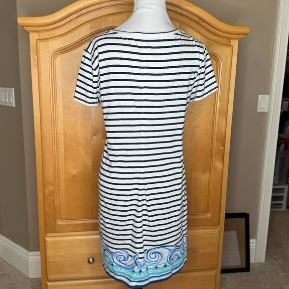 Lilly Pulitzer Rexa Shift Dress Square Neck Beach Coastal SZ XL - Picture 6 of 11